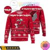 NBA Portland Trail Blazers Snoopy Ugly Christmas Sweater