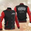 NBA San Antonio Spurs Black Red Baseball Jacket