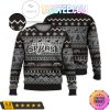 NBA San Antonio Spurs Black Silver Ugly Christmas Sweater