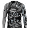 NBA San Antonio Spurs Custom Name Number Skull Sweatshirt