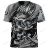 NBA San Antonio Spurs Custom Name Number Skull T-Shirt