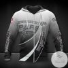 NBA San Antonio Spurs Silver Gradient Curves Zip Up Hoodie