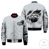 NBA San Antonio Spurs Silver Scratch Bomber Jacket
