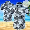 NBA San Antonio Spurs Tropical Flowers 2022 Hawaiian Shirt