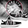 NBA Toronto Raptors Black Scratch Yeezy Boost Sneakers
