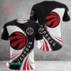 NBA Toronto Raptors Black White T-Shirt V11
