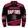 NBA Toronto Raptors Red Black Bomber Jacket