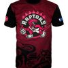 NBA Toronto Raptors Red Black T-Shirt
