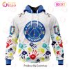NBA Washington Wizards Custom Name Number Autism Awareness Pullover Hoodie