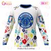 NBA Washington Wizards Custom Name Number Autism Awareness Sweatshirt