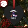 NBA Washington Wizards Damn Right Heart Shaped Ornament