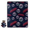 NBA Washington Wizards Multi Logo Fleece Blanket