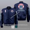 NBA Washington Wizards Navy Logo Bomber Jacket