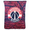 NBA Washington Wizards Redux Super Soft Plush Fleece Blanket