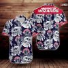 NBA Washington Wizards Skull Multi Logo Hawaiian Shirt V2