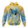 NFL Arizona Cardinals Childhood Cancers Zip Up Hoodie