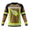 NFL Arizona Cardinals Custom Name Number Firefighter Uniform Sweatshirt