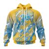 NFL Atlanta Falcons Childhood Cancers Zip Up Hoodie
