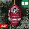 NFL Atlanta Falcons Custom Name EST 1966 Custom Shaped Ornament