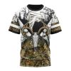 NFL Atlanta Falcons Custom Name Number Deer Skull And Forest T-Shirt