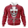 NFL Atlanta Falcons Custom Name Number Kits For Dia De Muertos Zip Up Hoodie