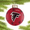 NFL Atlanta Falcons Custom Name Red Round Ornament