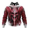 NFL Atlanta Falcons Kits With Skull Zip Up Hoodie