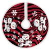 NFL Atlanta Falcons Snowman Sherpa Christmas Tree Skirt