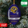 NFL Baltimore Ravens Custom Name EST 1996 Custom Shaped Ornament