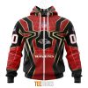 NFL Baltimore Ravens Custom Name Number Spider Man Far From Home Zip Up Hoodie