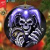 NFL Baltimore Ravens Skull Joker Round Ornament