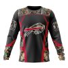 NFL Buffalo Bills Custom Name Number Camo Hunting Sweatshirt