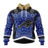 NFL Buffalo Bills Custom Name Number Classic Style Pullover Hoodie