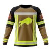NFL Buffalo Bills Custom Name Number Firefighter Uniform Sweatshirt