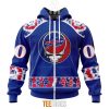 NFL Buffalo Bills Custom Name Number Grateful Dead Zip Up Hoodie