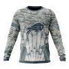 NFL Buffalo Bills Custom Name Number Honor US Air Force Veterans Sweatshirt