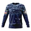 NFL Buffalo Bills Custom Name Number Honor US Navy Veterans Sweatshirt