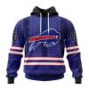 NFL Buffalo Bills Custom Name Number Native Concepts Pullover Hoodie