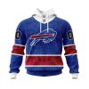 NFL Buffalo Bills Custom Name Number Native With Samoa Culture Pullover Hoodie