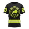 NFL Buffalo Bills Custom Name Number Special FireFighter Uniform T-Shirt