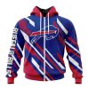 NFL Buffalo Bills Custom Name Number Special MotoCross Concept Zip Up Hoodie