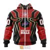 NFL Buffalo Bills Custom Name Number Spider Man Zip Up Hoodie
