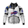 NFL Buffalo Bills Custom Name Number Star Wars Zip Up Hoodie