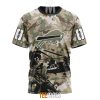 NFL Buffalo Bills Custom Name Number Veteran Salute To Service T-Shirt