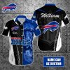 NFL Buffalo Bills Custom Name Special Half Tone Mascot Hawaiian Shirt