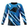 NFL Carolina Panthers Custom Name Number MotoCross Concept Unisex Sweatshirt