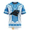 NFL Carolina Panthers Custom Name Number Native Pattern T-Shirt