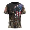 NFL Carolina Panthers Custom Name Number Realtree Hunting T-Shirt