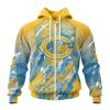 NFL Chicago Bears Childhood Cancers Zip Up Hoodie