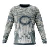 NFL Chicago Bears Custom Name Number Honor US Air Force Veterans Sweatshirt